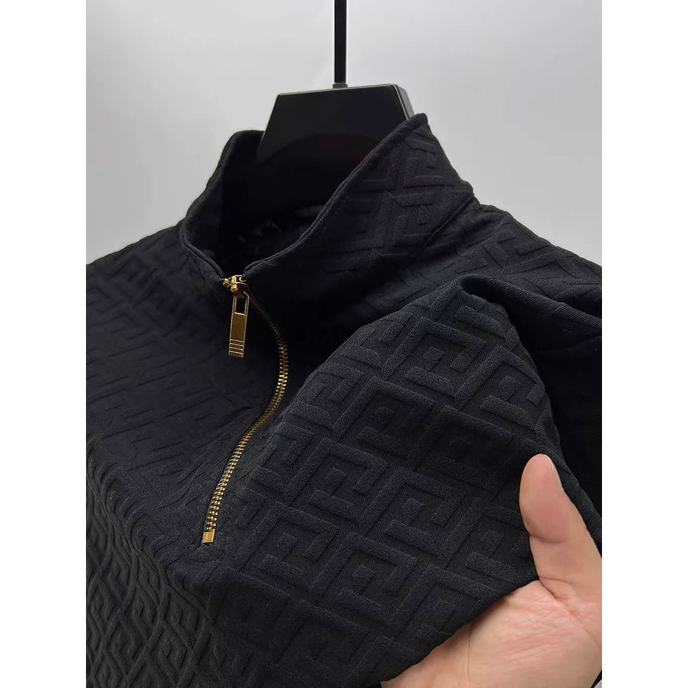 Heren Trui Jacquard Stijlvol 1