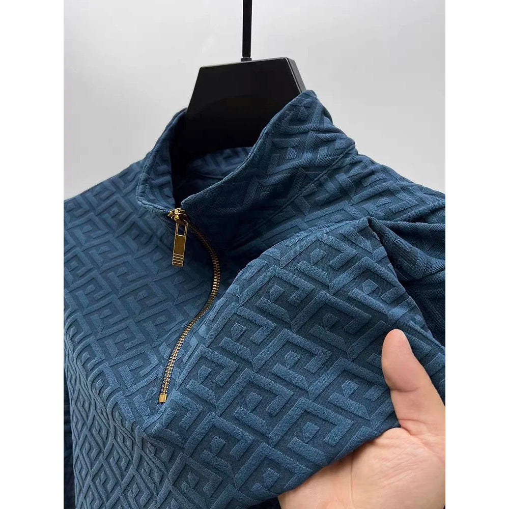 Heren Trui Jacquard Stijlvol 2