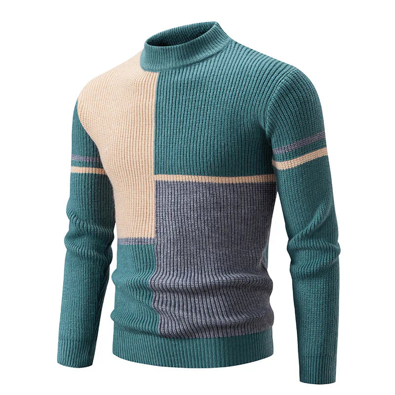 Heren Trui Kleurblokontwerp Casual Comfortabel 7