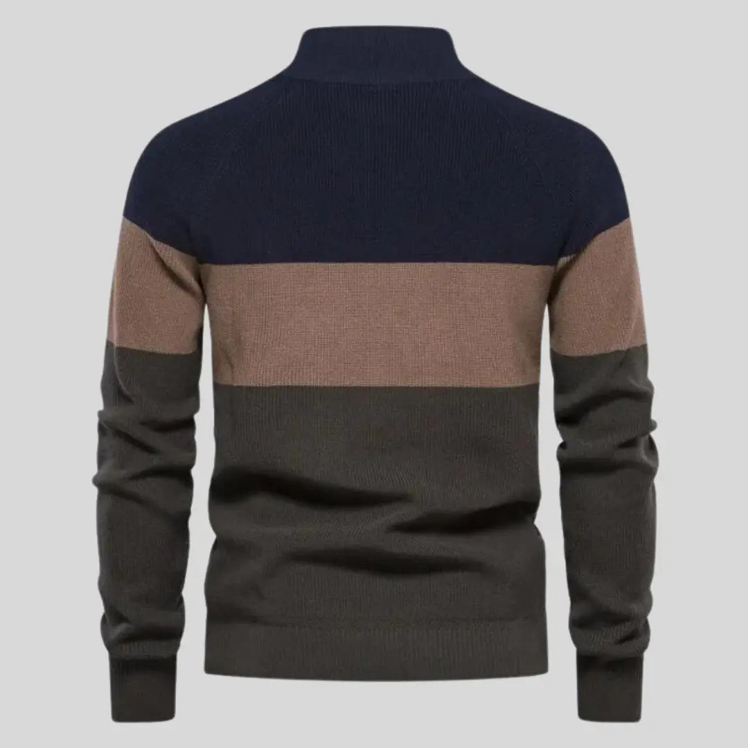Heren Trui Patchwork Ontwerp 2