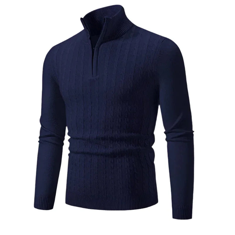 Heren Trui met Halve Rits Casual 7
