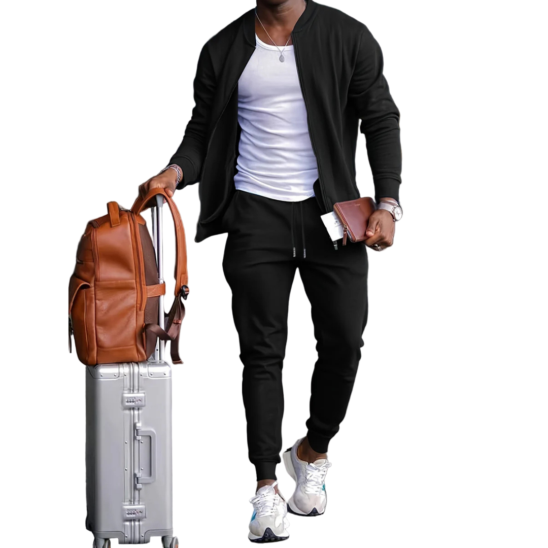 Heren Twee-delig Casual Set Comfortabel 0