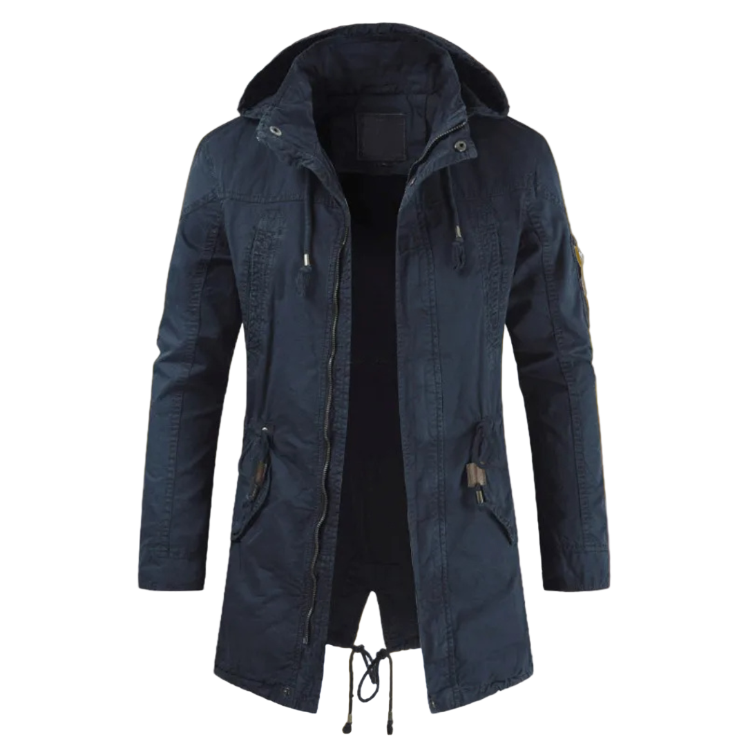 Heren Utility Parka met Capuchon 0