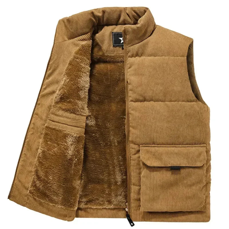Heren Vest Met Cargo Ontwerp 3