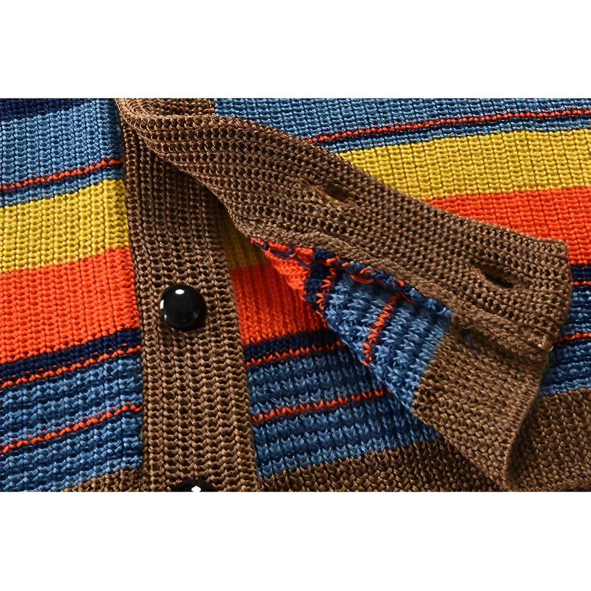 Heren Vest Met Kleurblokken En Sjaalkraag 4