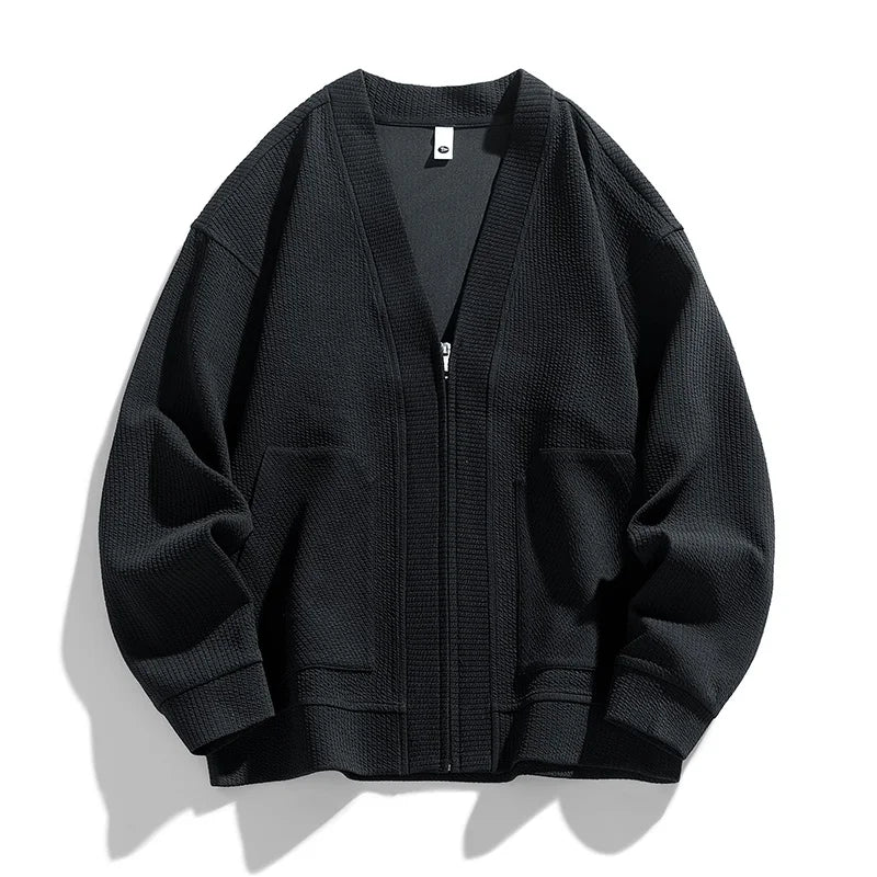 Heren Vest Met Rits Casual Stijl 0