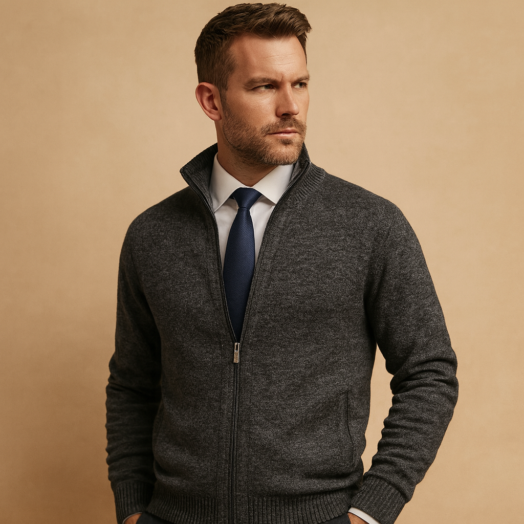Heren Vest Met Ritssluiting Klassiek 1