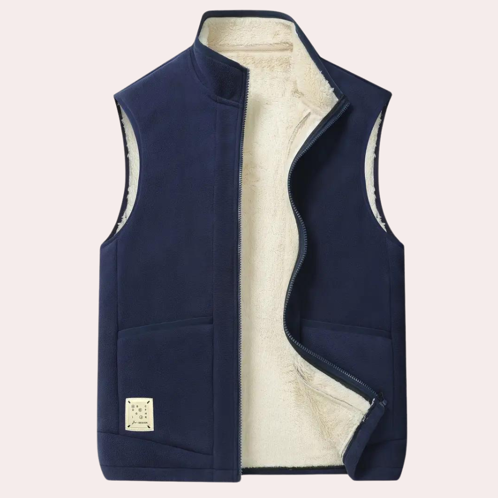 Heren Vest Stijlvol voor Herfst en Winter Met Comfortabele Pasvorm 1