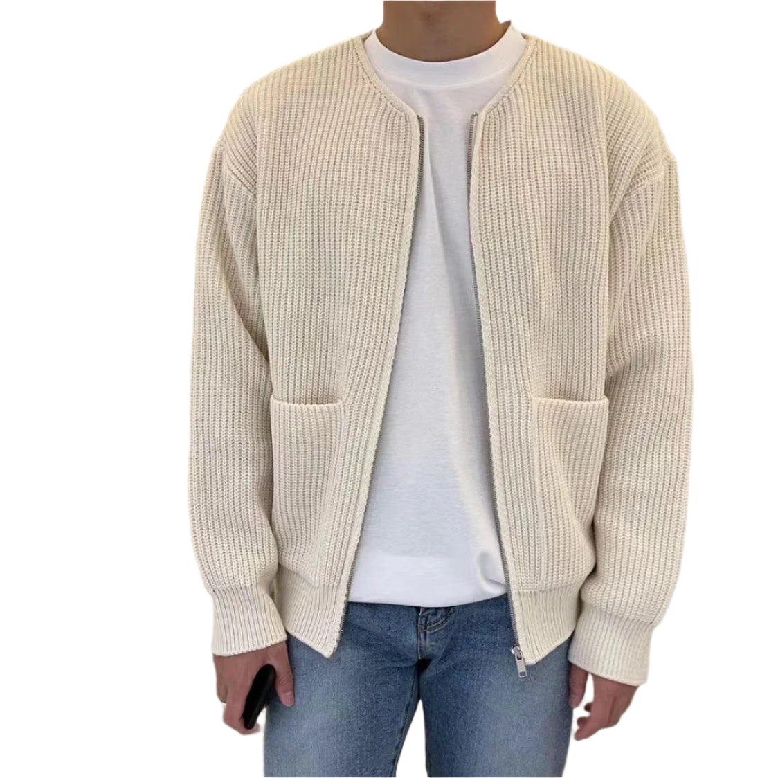 Heren Vest Trendy Stijl Ademend Katoen 0