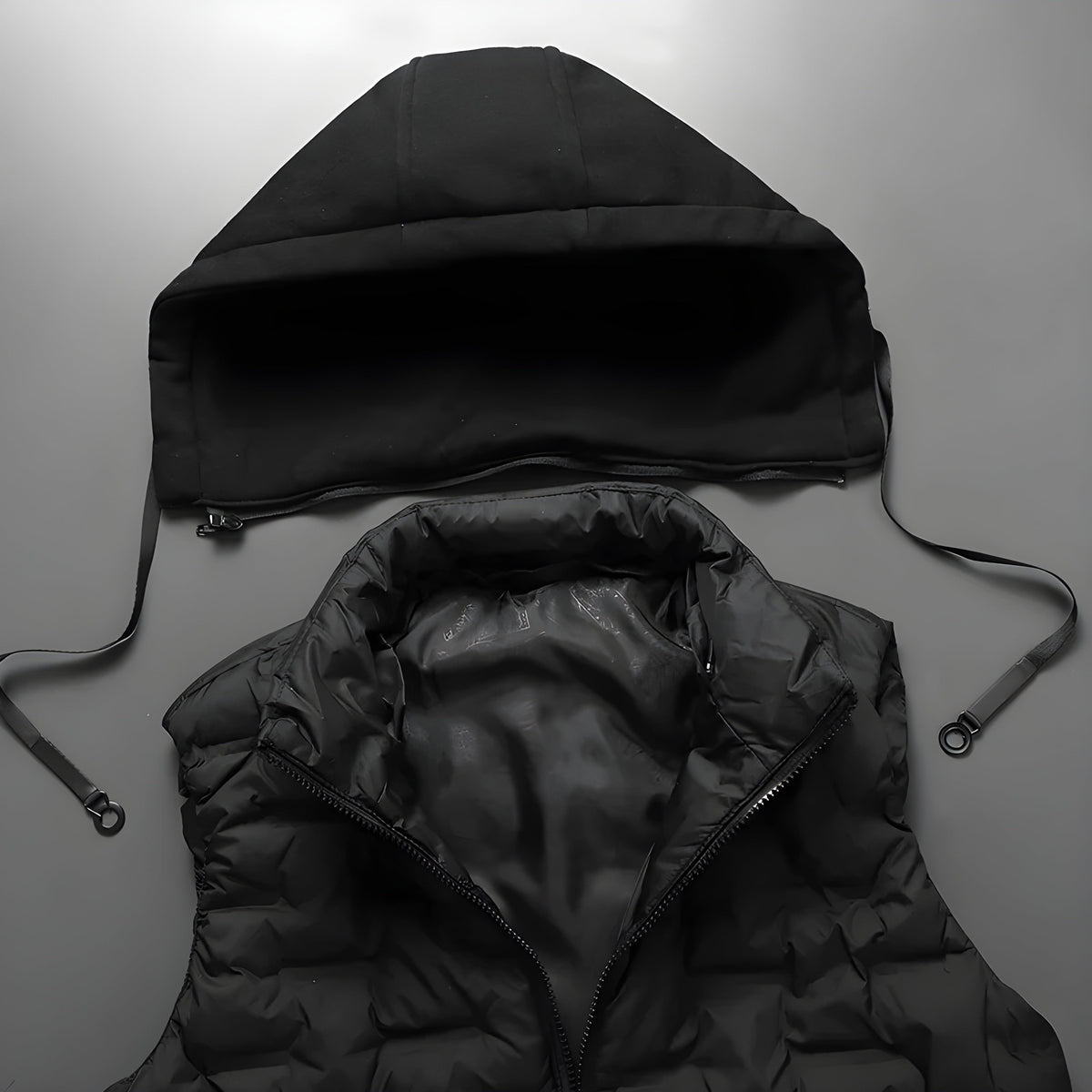 Heren Vest met Capuchon en Moderne Pasvorm 5