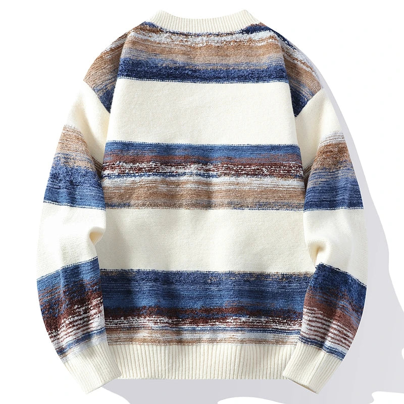 Heren Vest met Penseelstreek Design 3