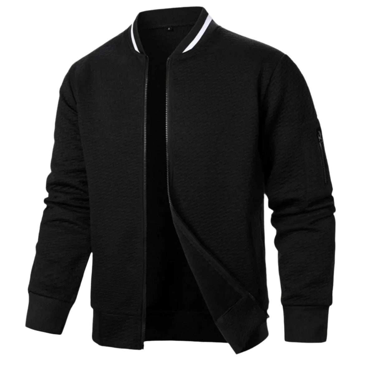 Heren Vest met Ritssluiting en Relaxte Pasvorm 0