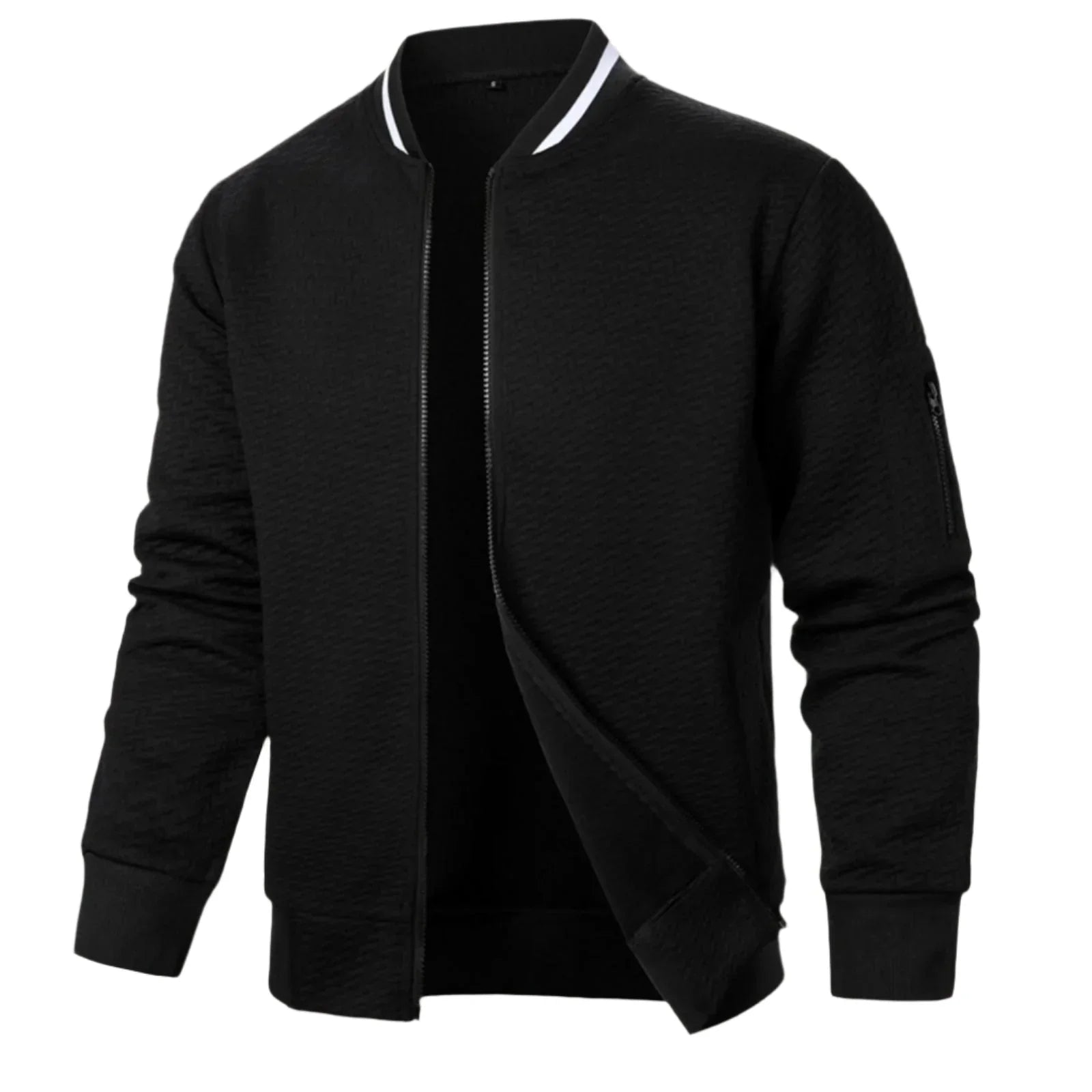 Heren Vest met Ritssluiting en Relaxte Pasvorm 0