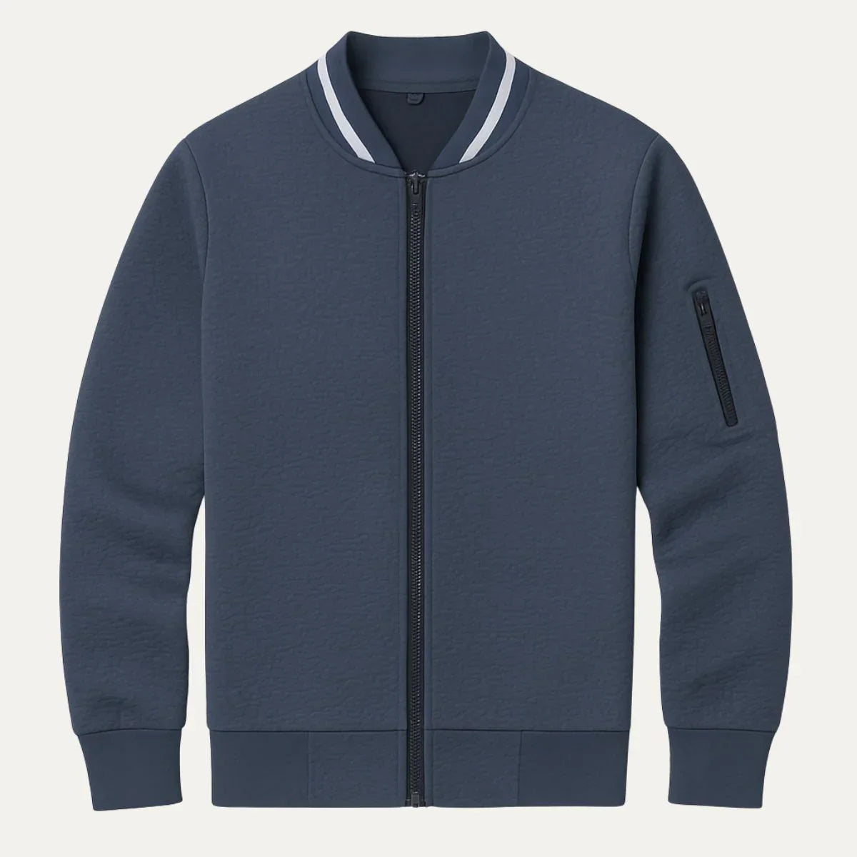 Heren Vest met Ritssluiting en Relaxte Pasvorm 2
