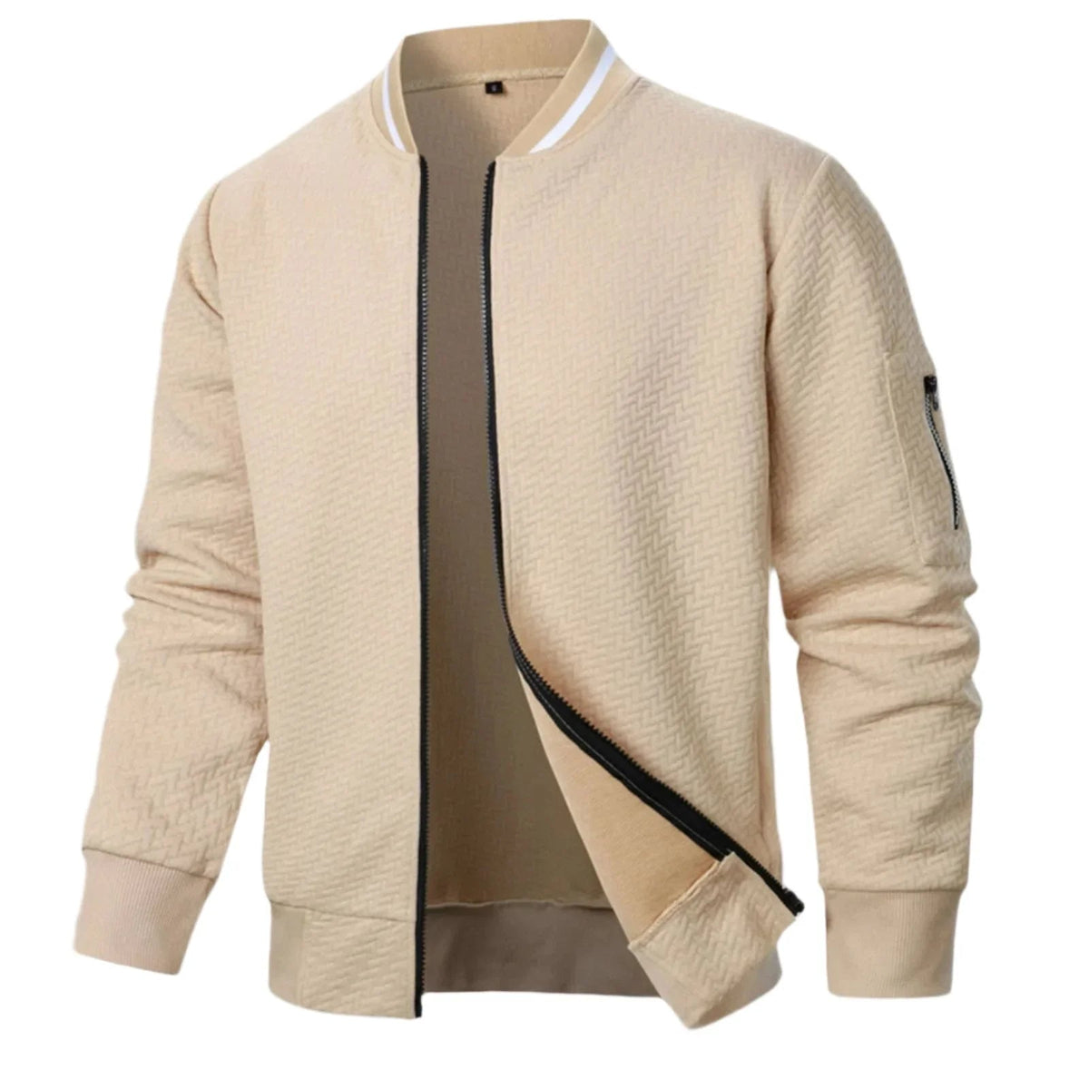 Heren Vest met Ritssluiting en Relaxte Pasvorm 4