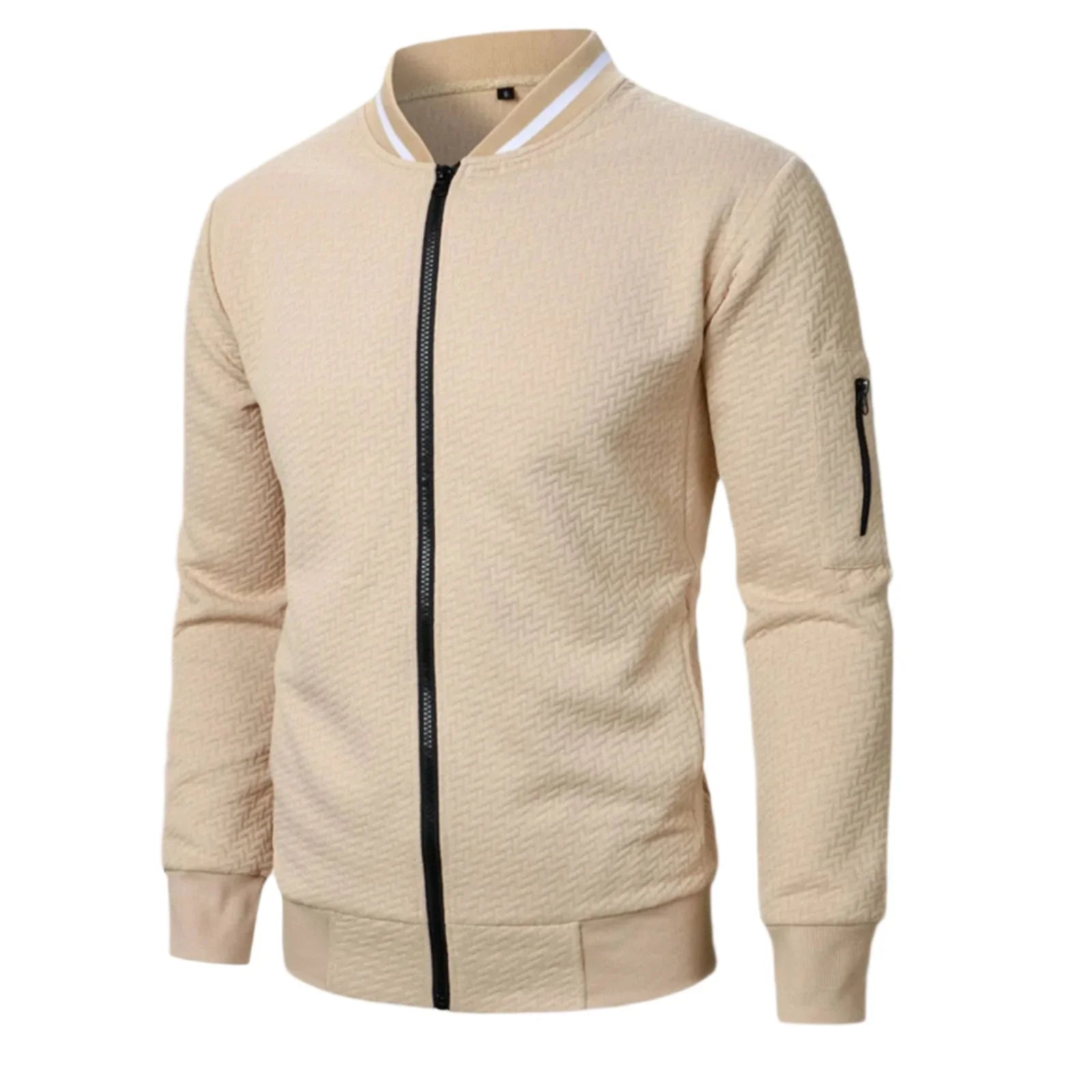 Heren Vest met Ritssluiting en Relaxte Pasvorm 5