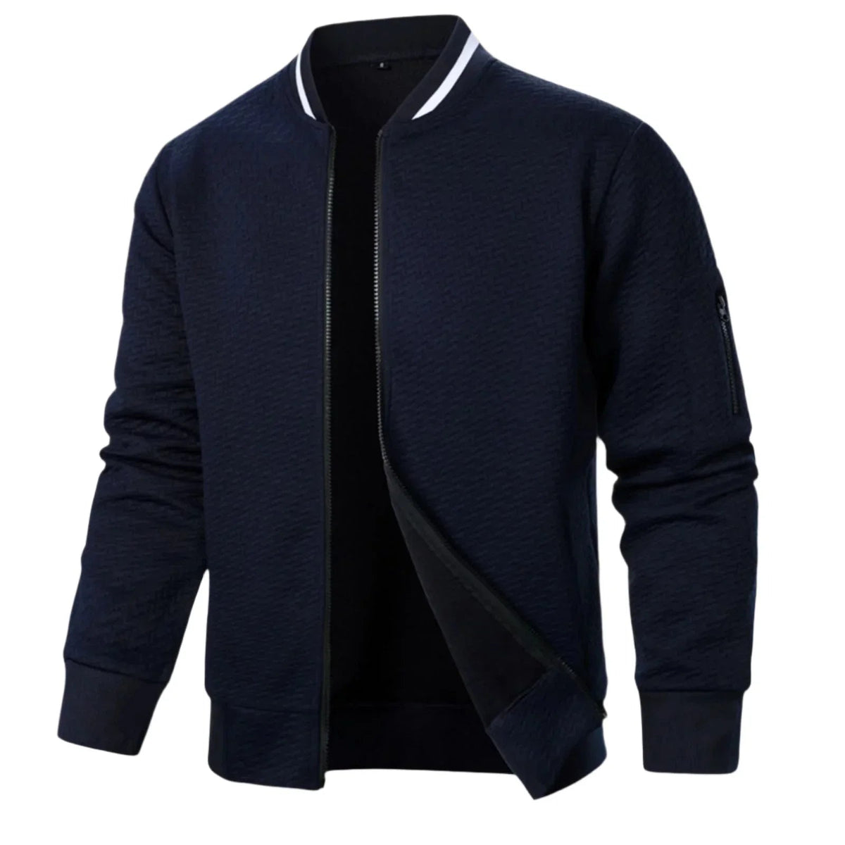 Heren Vest met Ritssluiting en Relaxte Pasvorm 7