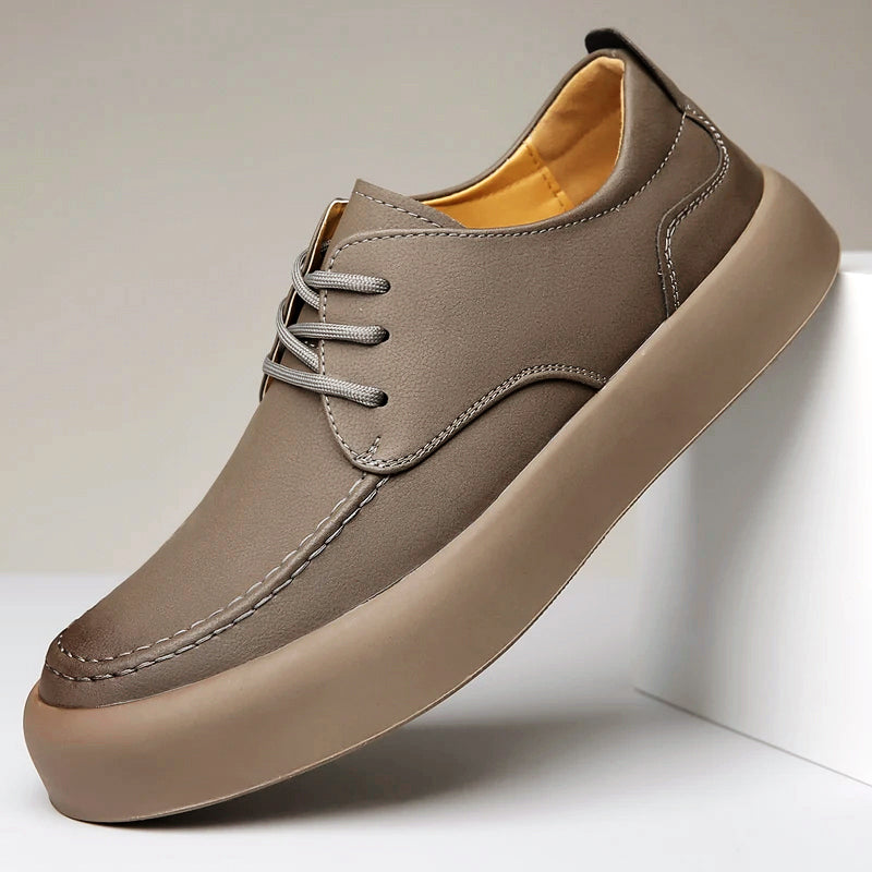 Heren Veterschoenen Casual Met Moderne Moc-Gestikte Neus 1
