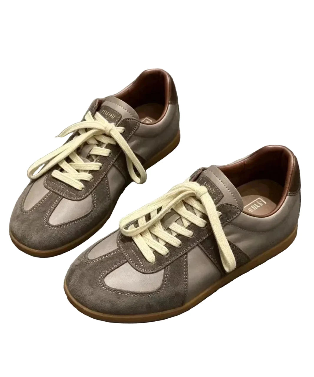 Heren Vetersneakers Casual Split-Effect 1