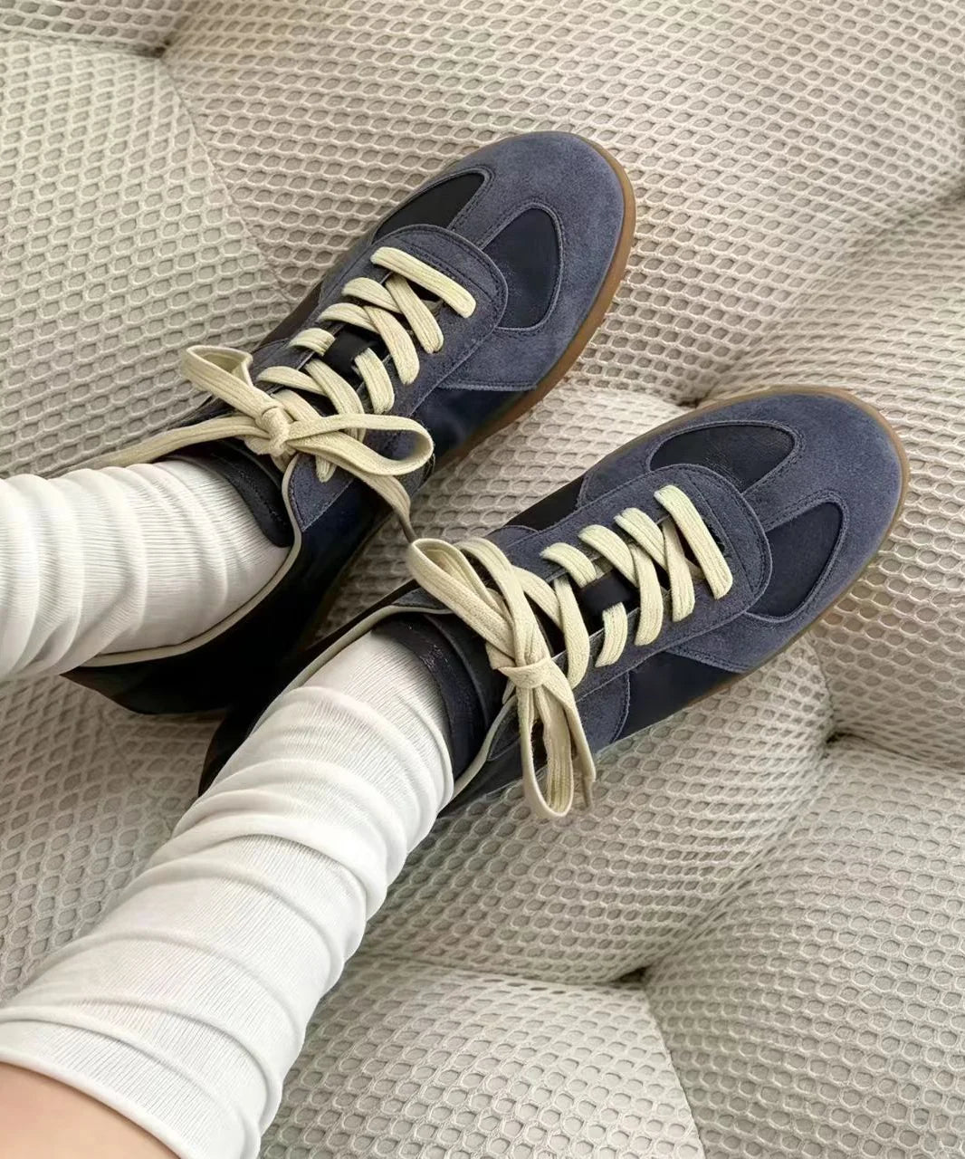 Heren Vetersneakers Casual Split-Effect 4