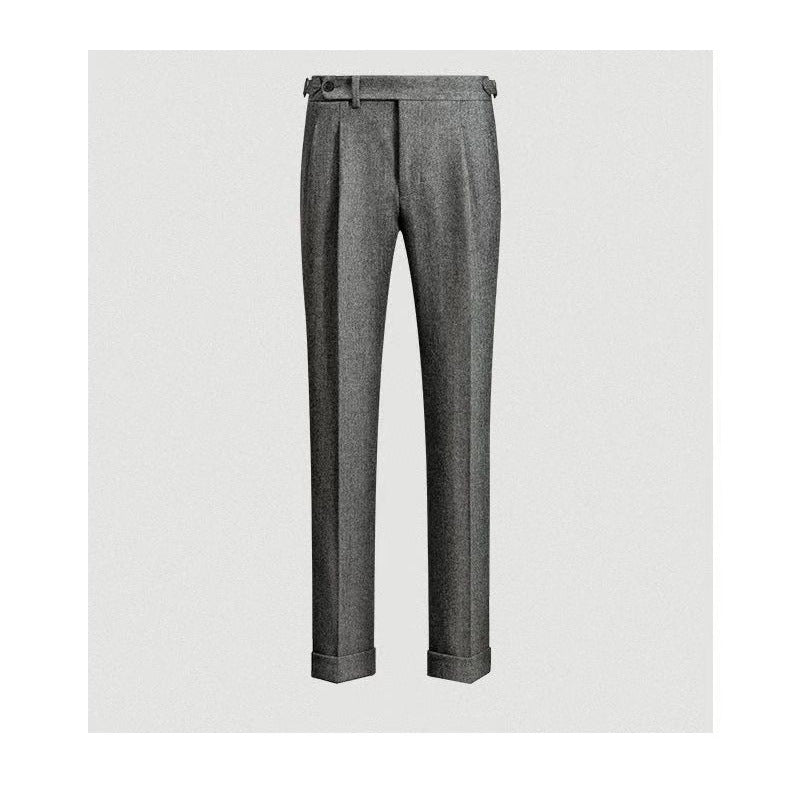 Heren Vrijetijdsbroek Casual Tweed 3