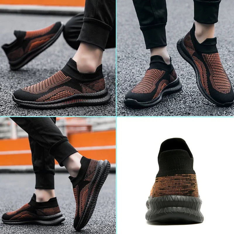 Heren Wandelschoenen Casual Ademend Flexibel Textiel 3