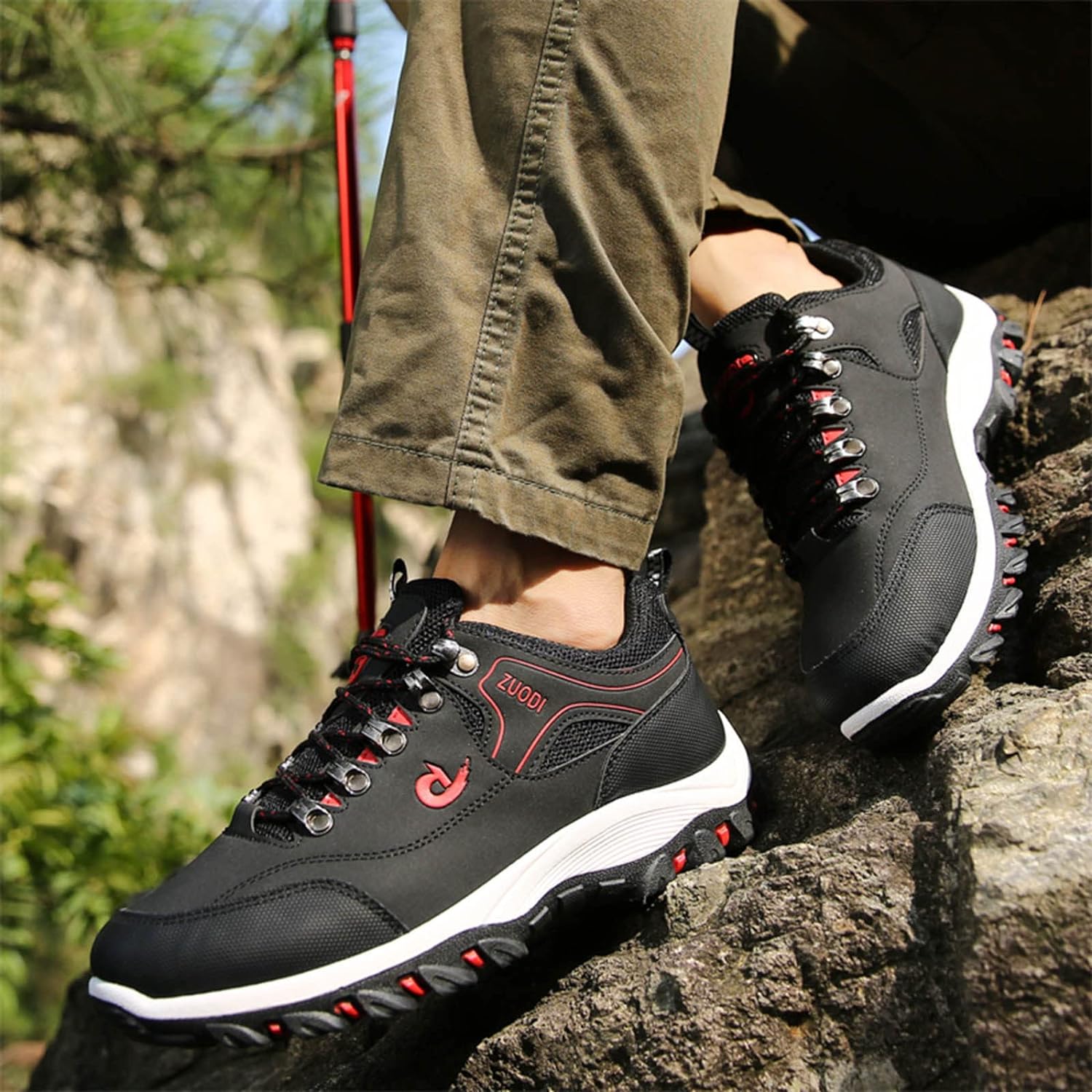 Heren Wandelschoenen Comfortabel Outdoor Ademend 3