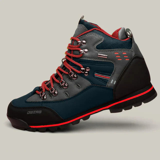 Heren Wandelschoenen Waterdicht PU Leer Mid-Hoge Rubberzool 2