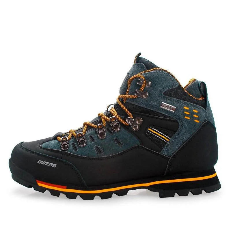 Heren Wandelschoenen Waterdicht PU Leer Mid-Hoge Rubberzool 5