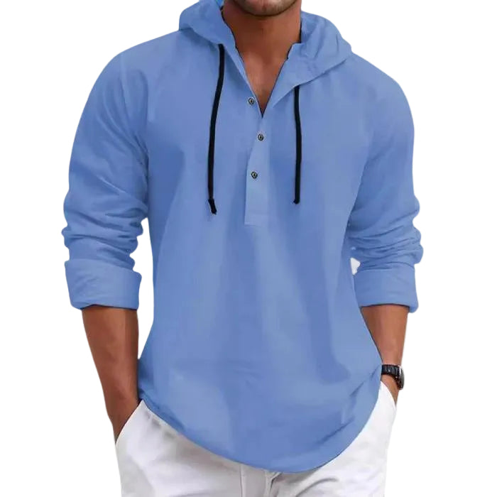 Heren Weekendshirt met Capuchon Casual Stijl 0