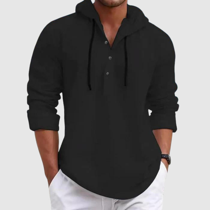 Heren Weekendshirt met Capuchon Casual Stijl 1