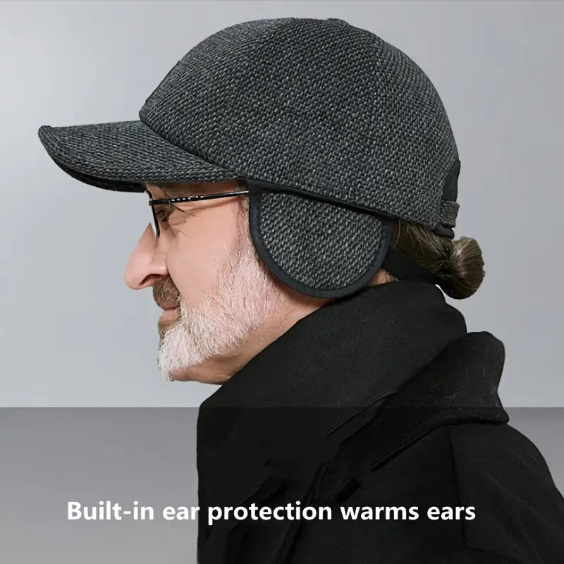 Heren Winddichte Pet voor de Winter 1