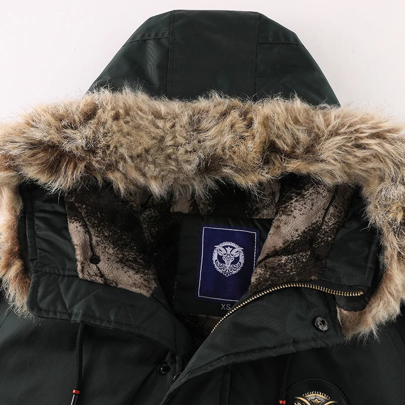 Heren Winterjas Gewatteerd met Capuchon 4