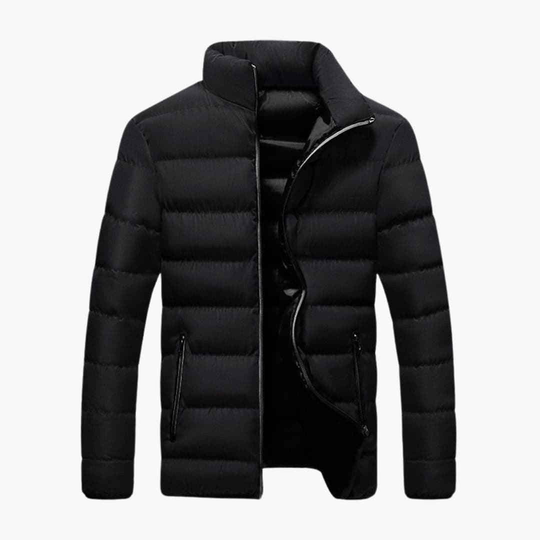 Heren Winterjas Hoge Kraag Stijlvol 0