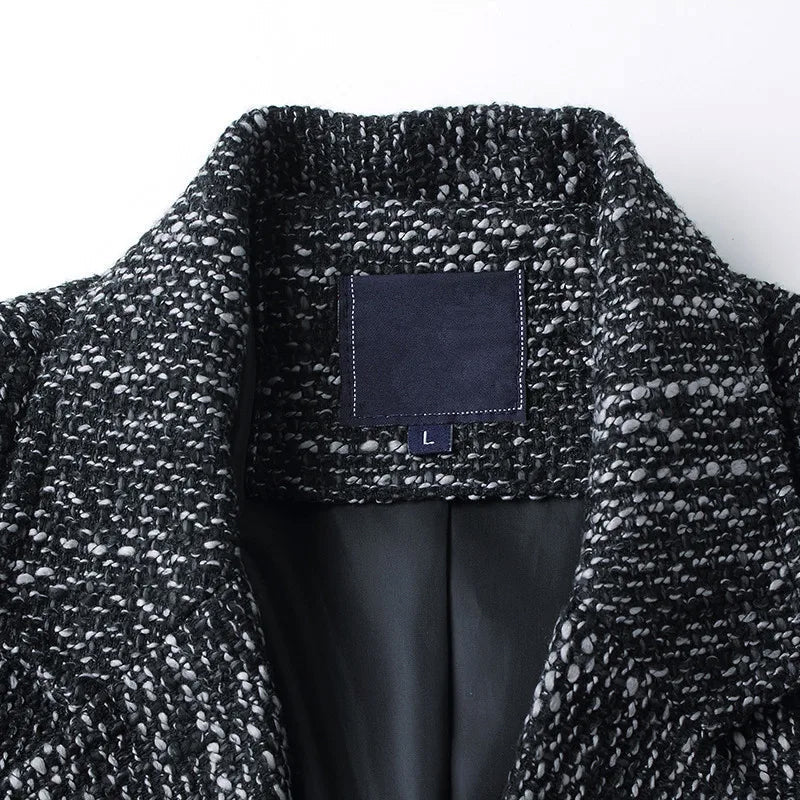 Heren Winterjas Met Drie Knopen Klassiek Stijl 4