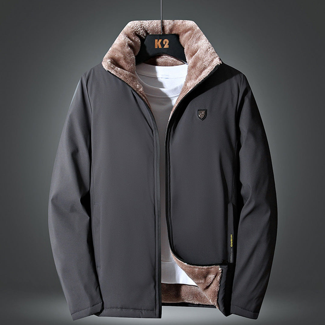 Heren Winterjas Met Stijlvolle Ontwerp 0