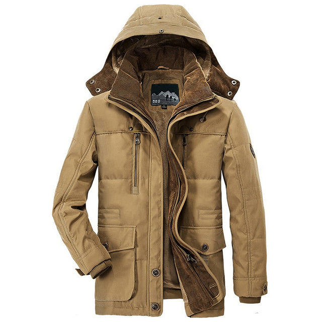 Heren Winterjas Warm en Comfortabel Met Verstelbare Capuchon 3