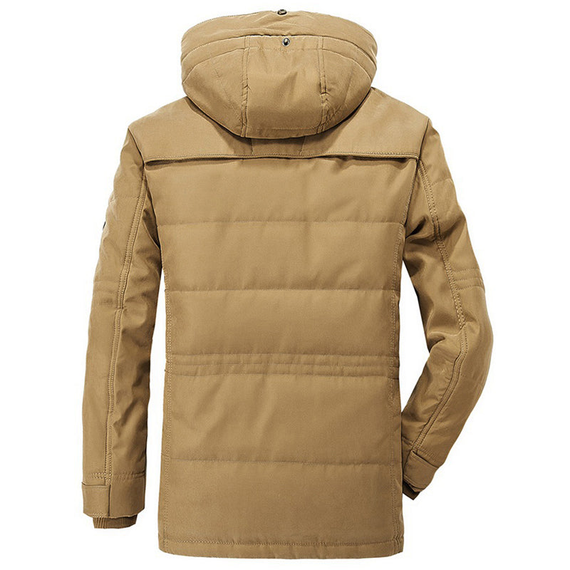 Heren Winterjas Warm en Comfortabel Met Verstelbare Capuchon 4
