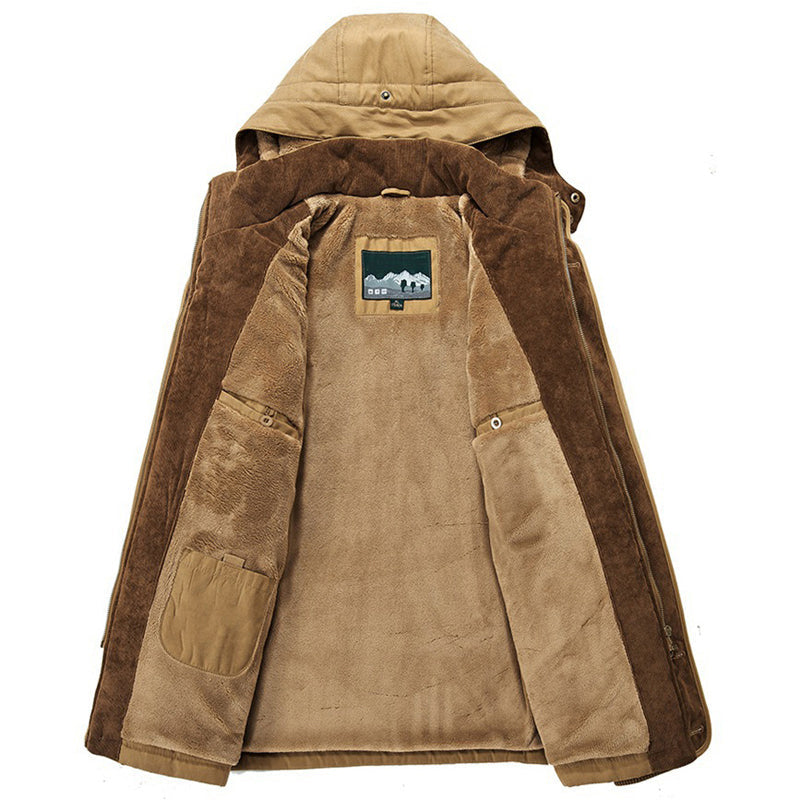 Heren Winterjas Warm en Comfortabel Met Verstelbare Capuchon 5