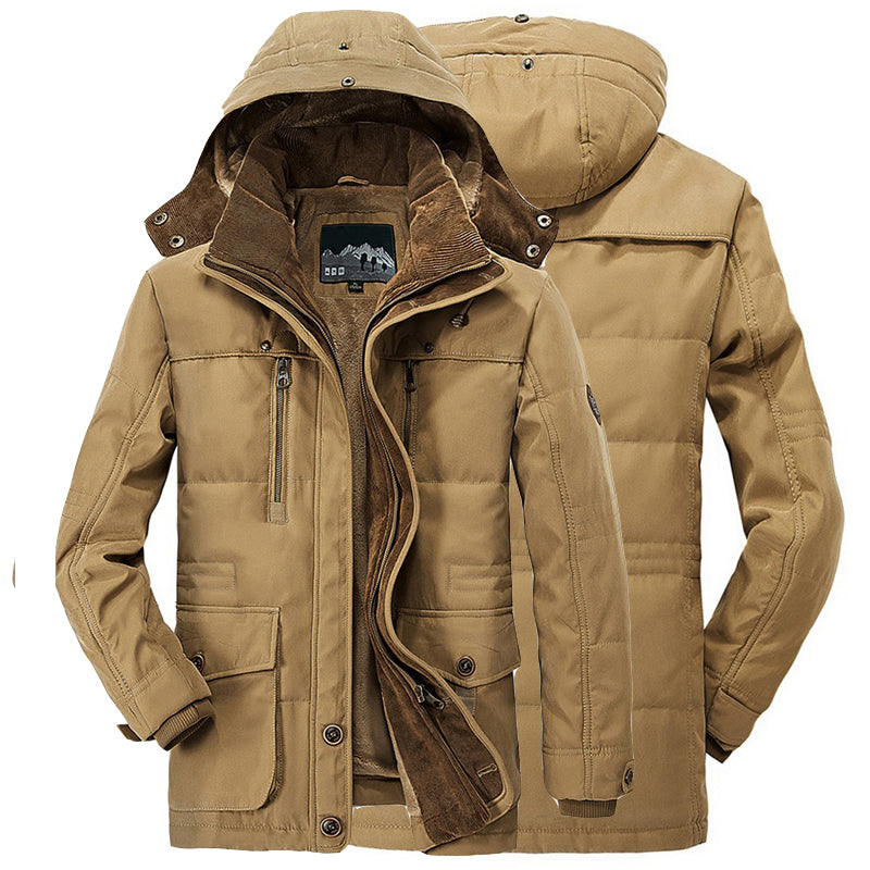 Heren Winterjas Warm en Comfortabel Met Verstelbare Capuchon 6