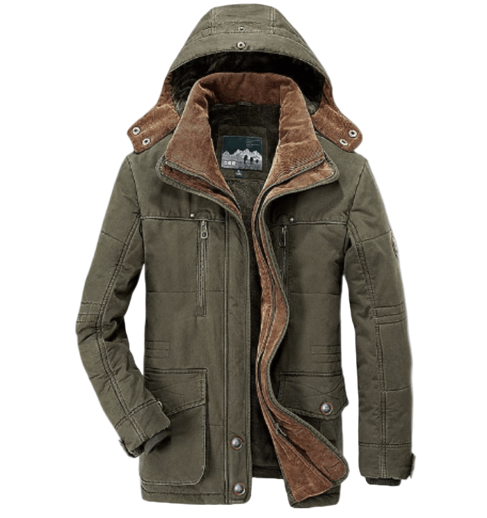 Heren Winterjas Waterdicht met Geïsoleerde Voering 0