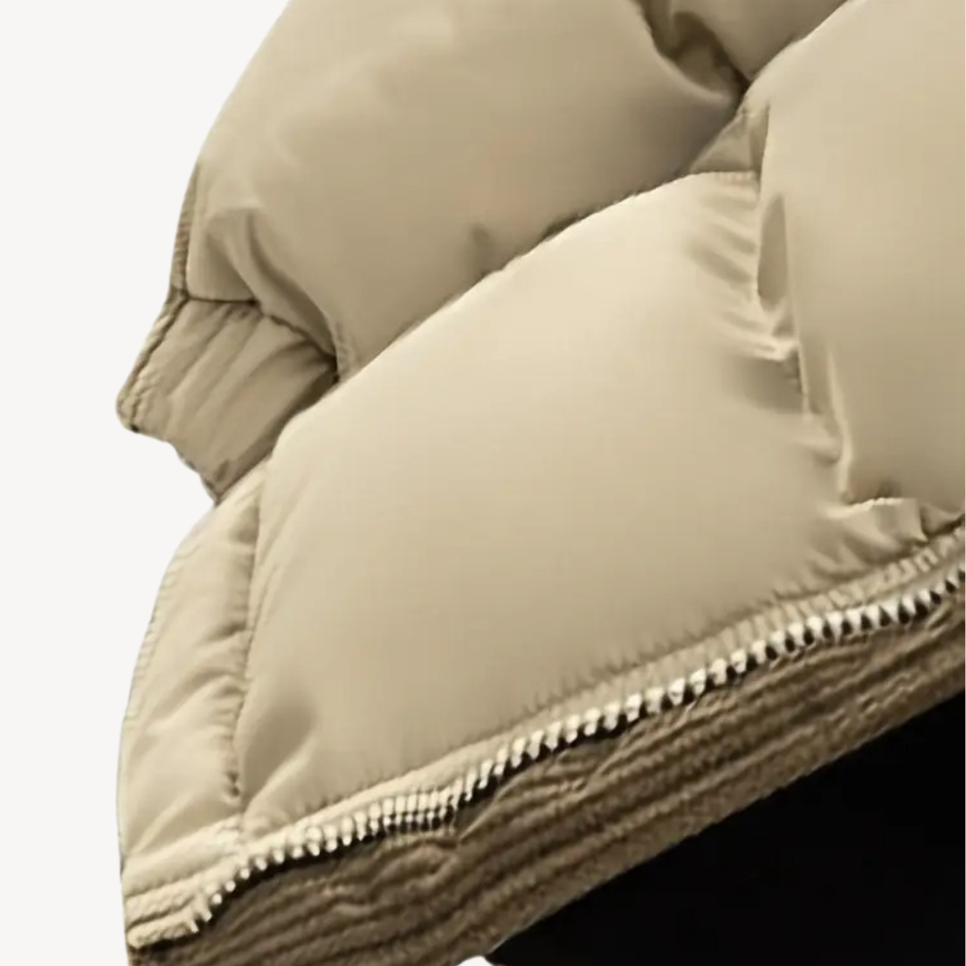 Heren Winterjas met Koordkap en Modern Design 4