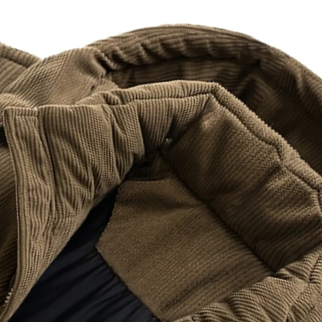 Heren Winterjas met Koordkap en Modern Design 5