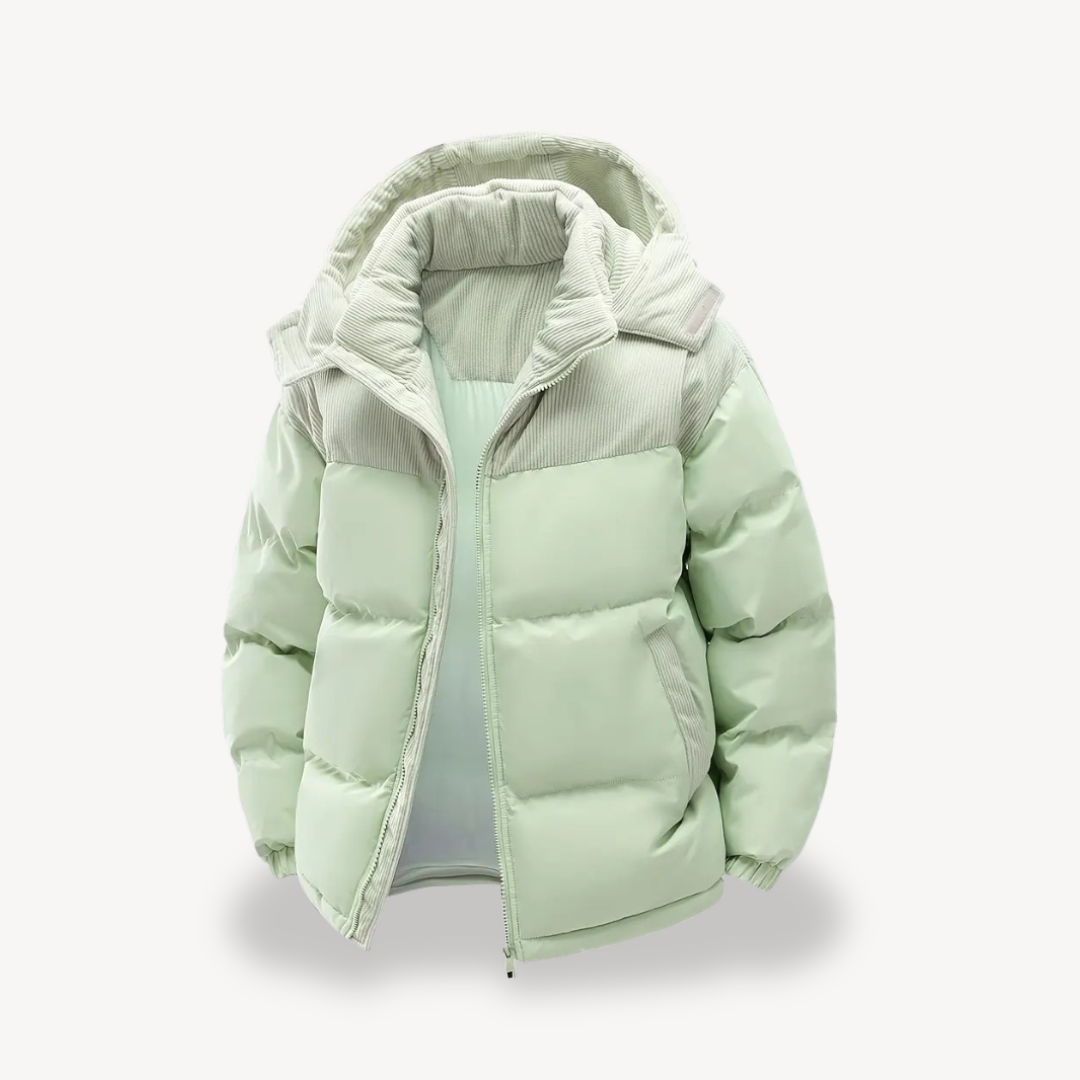 Heren Winterjas met Koordkap en Modern Design 8