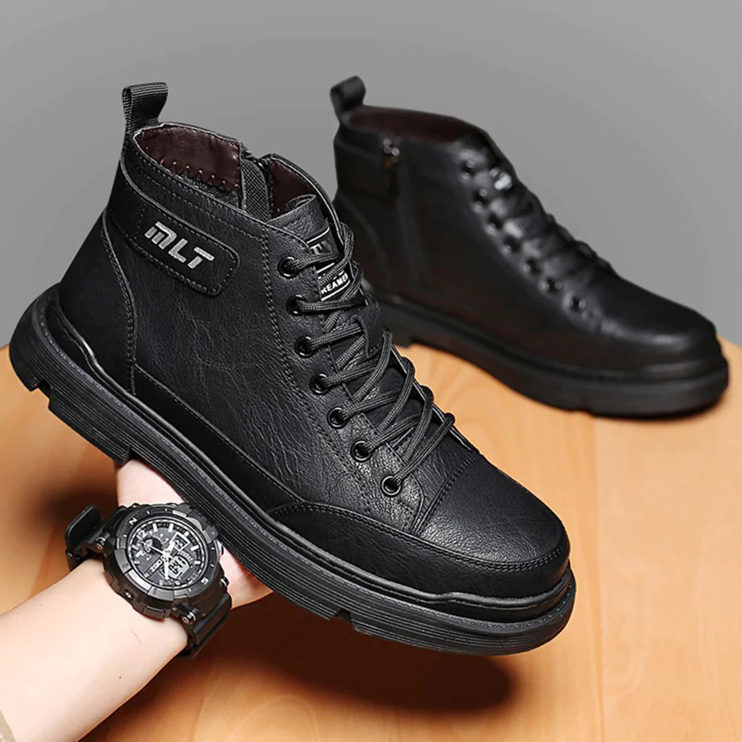 Heren Winterschoenen Hoog Met Fleece Voering Voor Comfortabele Winterdagen 7