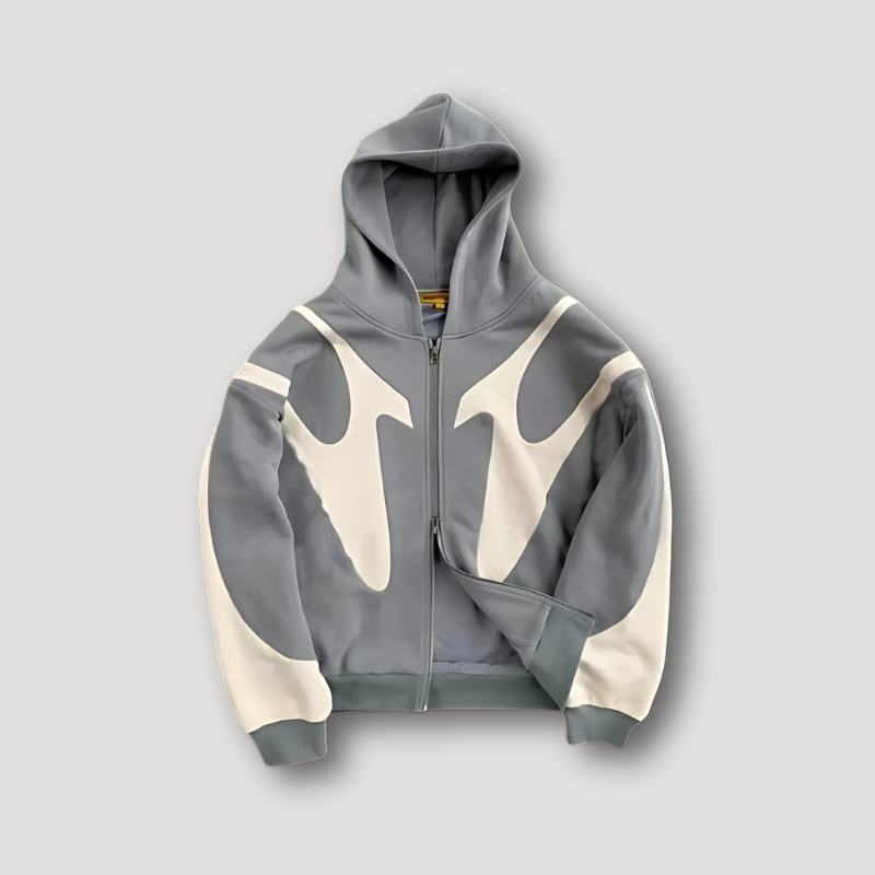 Heren Zip-Hoodie Relaxed Fit Stijlvol 2