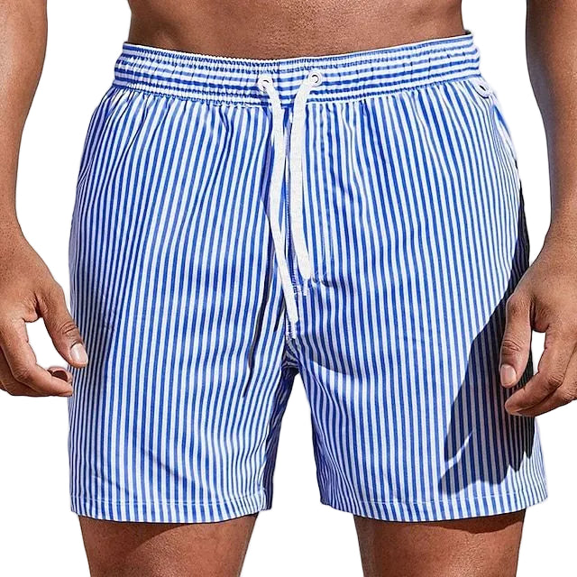 Heren Zwemshort Gestreept Stijlvol 0