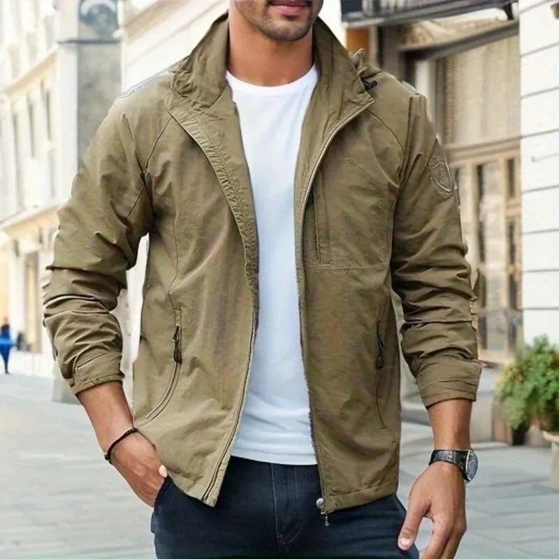 Heren cargojacket, waterafstotend en ademend ontwerp 1