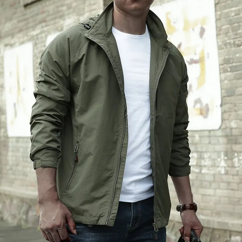 Heren cargojacket, waterafstotend en ademend ontwerp 2