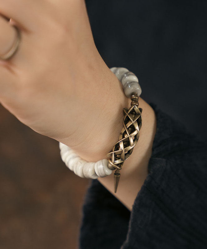 Herenarmband Vintage Stijl Met Koperen Accenten 2